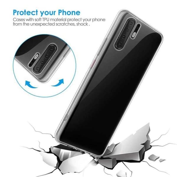 Huawei P30 Pro stødabsorberende silikonecover Enkelt