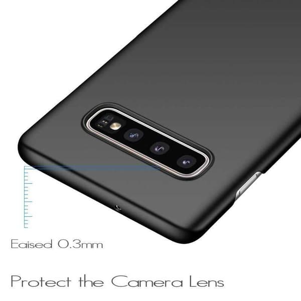 Samsung S10e Ultra tyndt gummibelagt mat sort cover