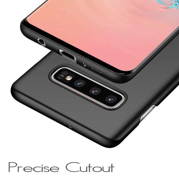 Samsung S10e Ultra tyndt gummibelagt mat sort cover