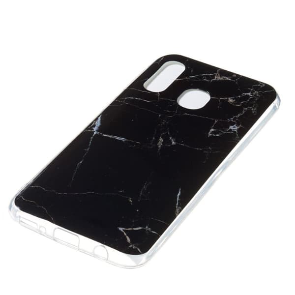 Marble Pattern IMD TPU Soft Back Case for Samsung Galaxy A40 - Style A