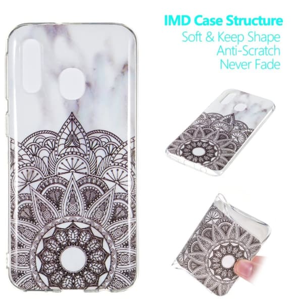 MTK Samsung Galaxy A40 TPU Marmor - Style B