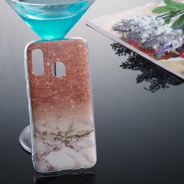 MTK Samsung Galaxy A40 TPU Marmor - Style D