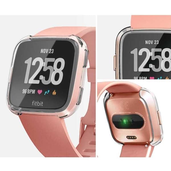 Heltäckande Ultratunn TPU Skal Fitbit Versa Liquid