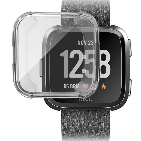 Heltäckande Ultratunn TPU Skal Fitbit Versa Liquid
