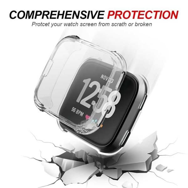 Heltäckande Ultratunn TPU Skal Fitbit Versa Liquid