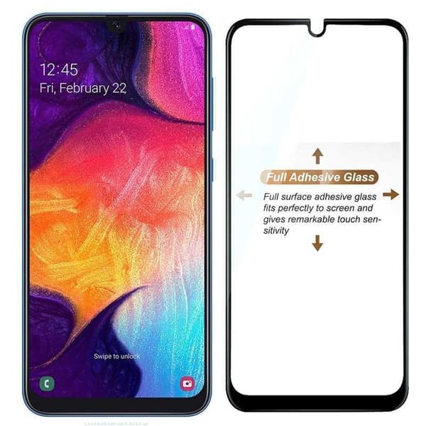 2-PAK Samsung A40 hærdet glas 0,26 mm 2,5D 9H fuldskærm