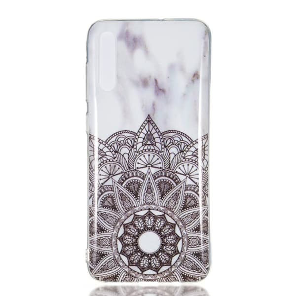 Marble Pattern IMD TPU Soft Back Case for Samsung Galaxy A70 - Style B