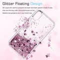 Miniatyrbild 2 av 5: iPhone X/Xs - Flytande Glitter 3D Bling Skal Case