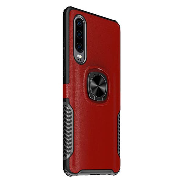 Huawei P30 - Skal med Ringhållare (LEMAN)