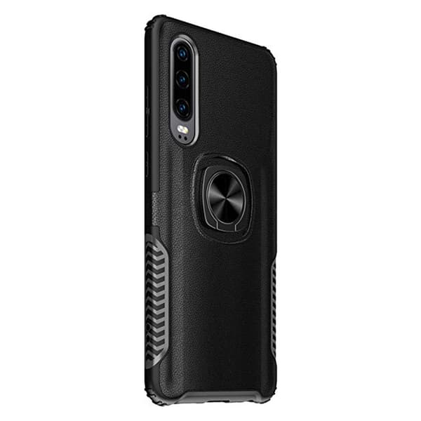 Huawei P30 - Skal med Ringhållare (LEMAN)