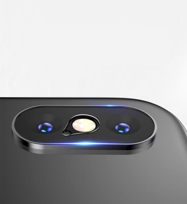 iPhone XS Max Härdat Glas till Kameralinsen (Kameraskydd)