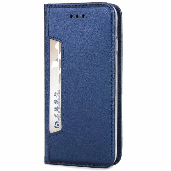 Praktiskt Stilrent (FLOVEME) Plånboksfodral - Samsung Galaxy S9 Blå