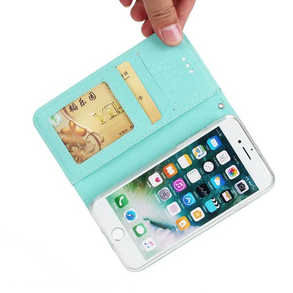 iPhone 7 FLOVEME - Stilsäkert Plånboksfodral