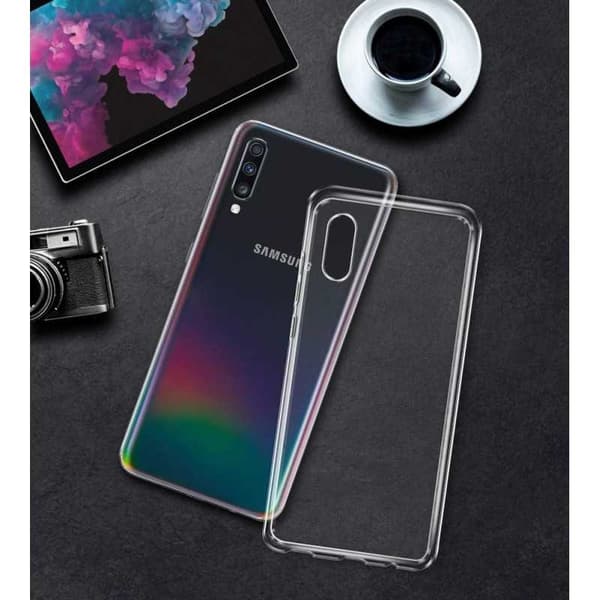 Samsung A70 stødabsorberende silikonecover Enkelt
