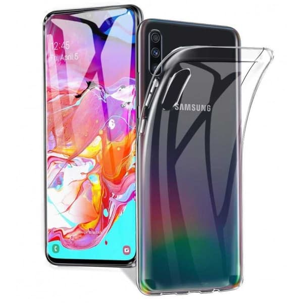 Samsung A70 stødabsorberende silikonecover Enkelt