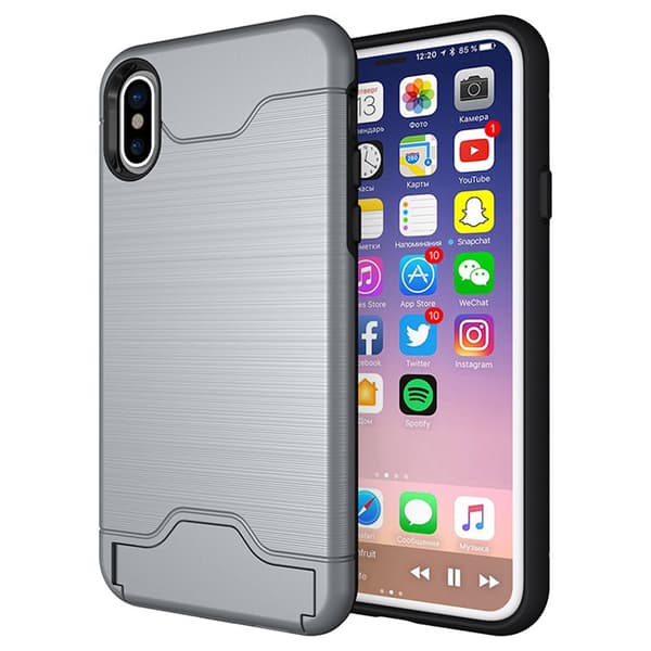 iPhone XS MAX - Smart Stils�kert Jensen Skal med Kortfack