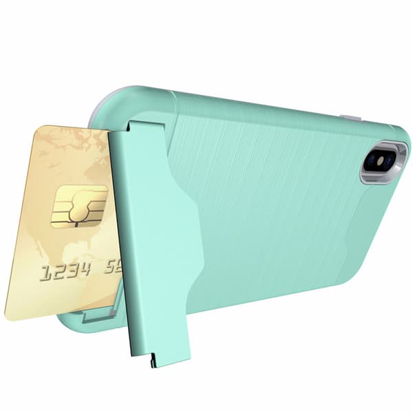 Elegant Smart Skal med Kortfack - iPhone XS MAX
