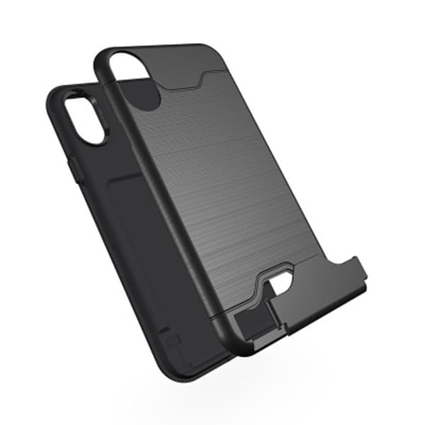 Elegant Smart Skal med Kortfack - iPhone XS MAX