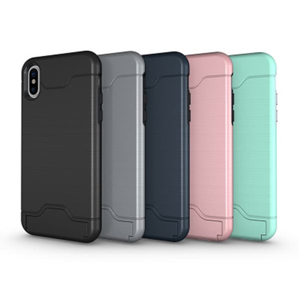 iPhone XS MAX - Skal med Kortfack (JENSEN)