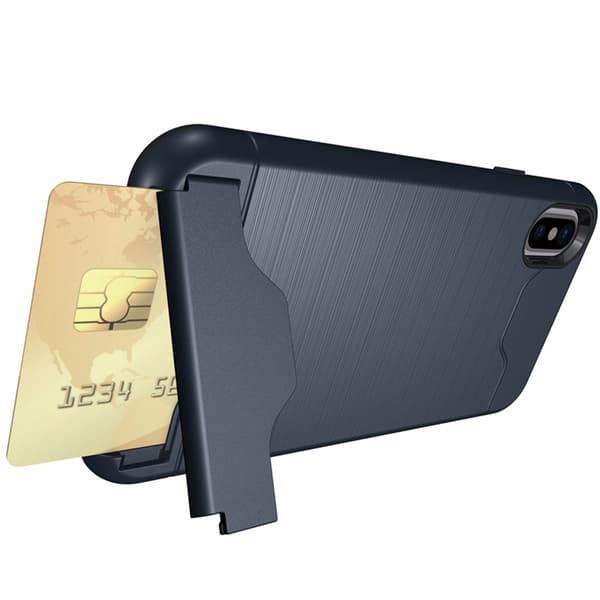 iPhone XS MAX - Skal med Kortfack (JENSEN)