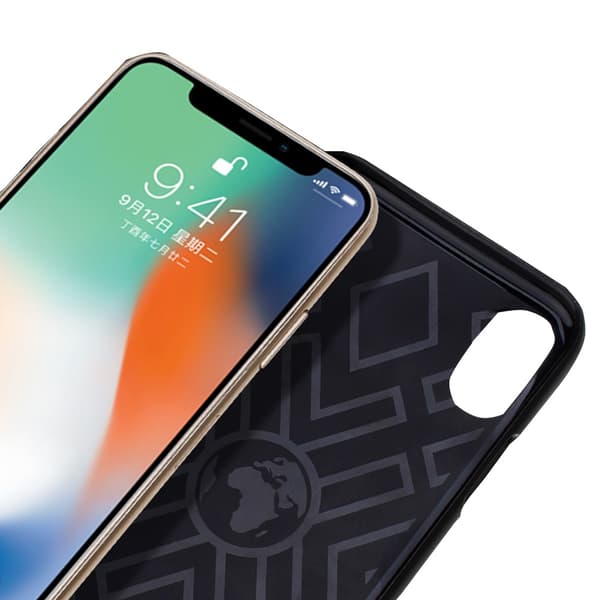 iPhone XR - HANMAN Stilsäkert Smart Skal med Kortfack