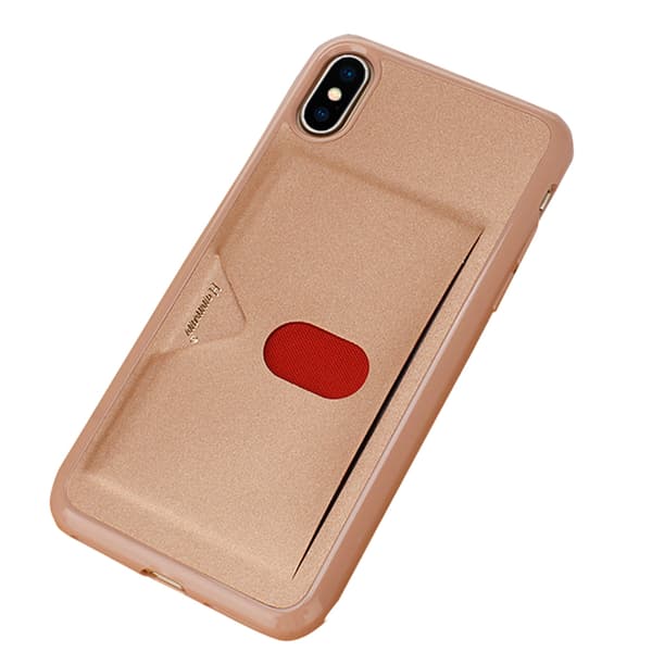 iPhone XR - HANMAN Stilsäkert Smart Skal med Kortfack