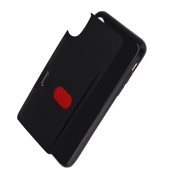 iPhone XR - HANMAN Stilsäkert Smart Skal med Kortfack