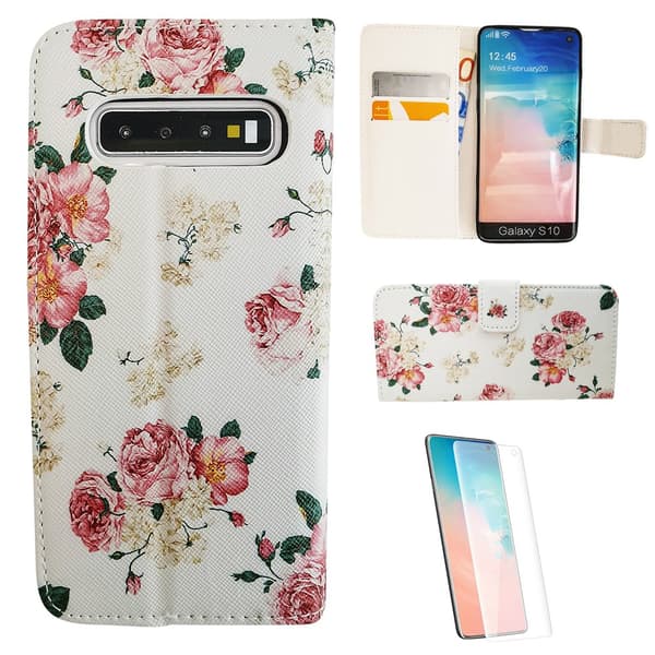 Samsung Galaxy S10 Plus - Läderfodral / Skydd
