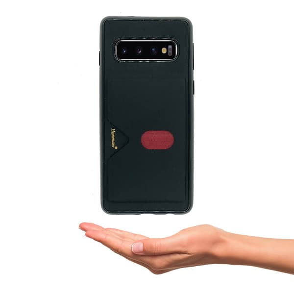 Elegant Smart Skal med Kortfack - Samsung Galaxy S10+