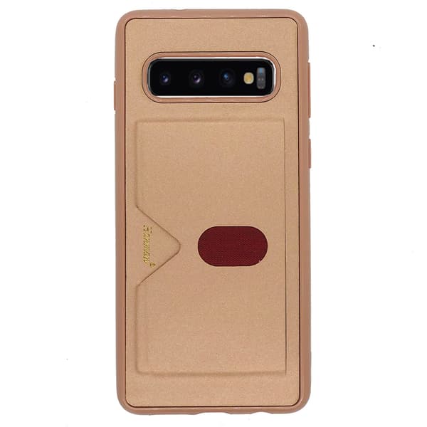 Elegant Smart Skal med Kortfack - Samsung Galaxy S10+