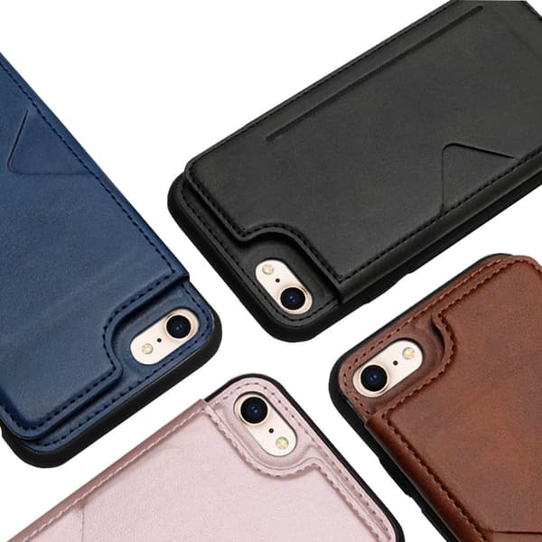 iPhone 7 - Stilrent Stötdämpande Skal med Kortfack (HANMAN)