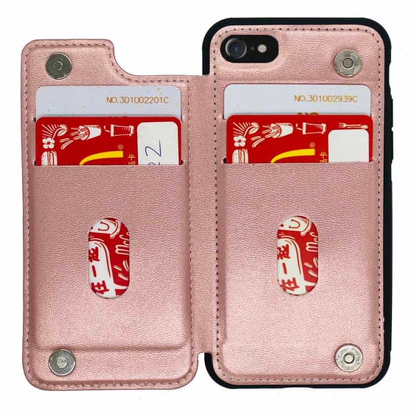 iPhone 8 - Skal med Kortplats Roséguld