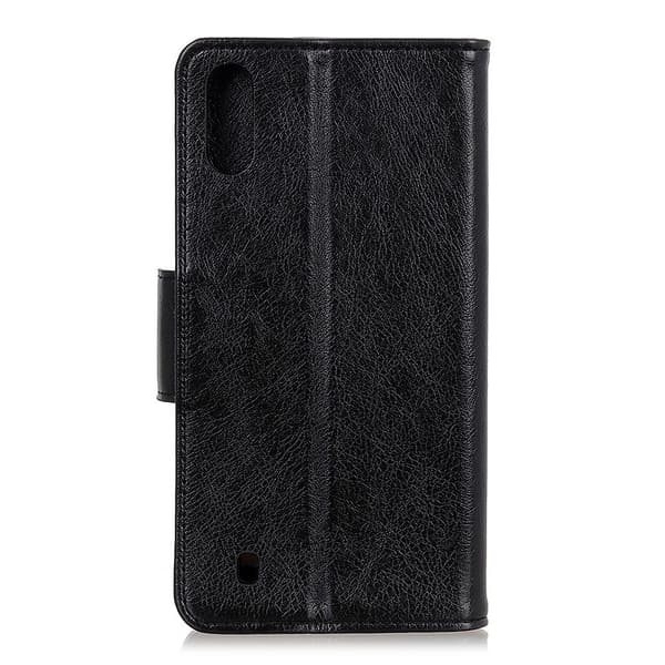 Samsung Galaxy A10 Plånboksfodral Textured Split - Svart