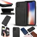 Miniatyrbild 6 av 11: iPhone X/XS - Stilrent Skal med Kortfack (HANMAN)