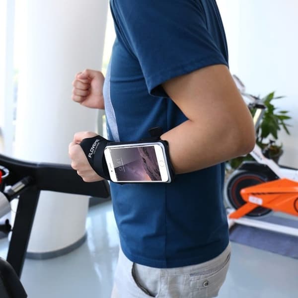 Floveme Universal Sportarmband för 5.5-tums Smartphones - Svart