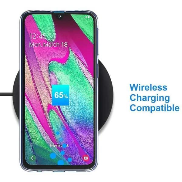 Samsung A40 stødabsorberende silikonecover Enkelt