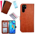 Miniatyrbillede 1 af 10: Huawei P30 Pro - PU Leather Wallet Case