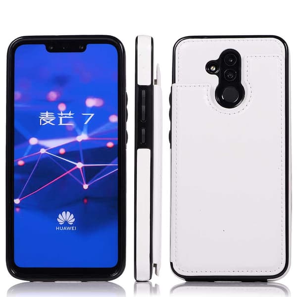 Skal med Kortfack (NKOBEE) - Huawei Mate 20 Lite Vit