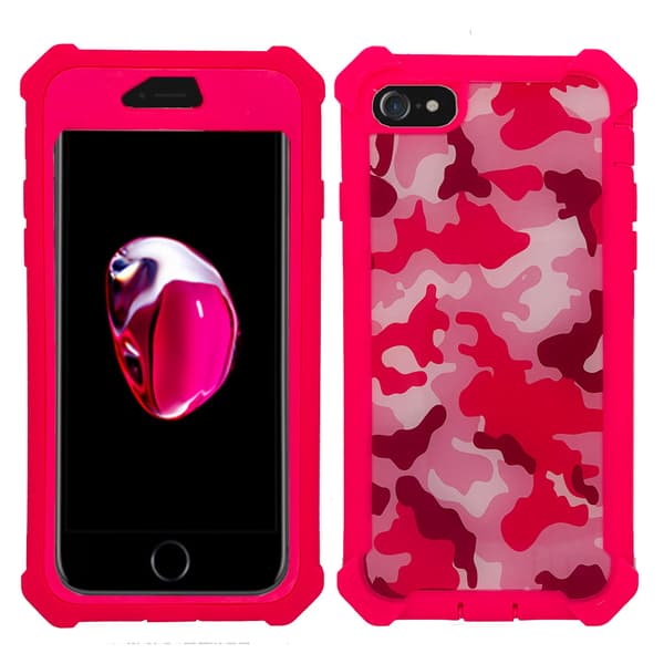 Stötsäkert ARMY Skyddsfodral för iPhone 6/6S Plus Kamouflage Rosa Kamouflage Rosa