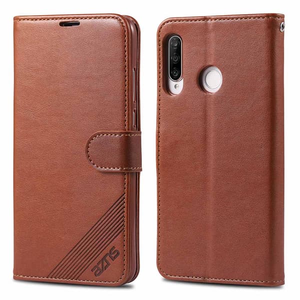 Huawei P30 Lite - Robust Kraftfullt Plånboksfodral AZNS