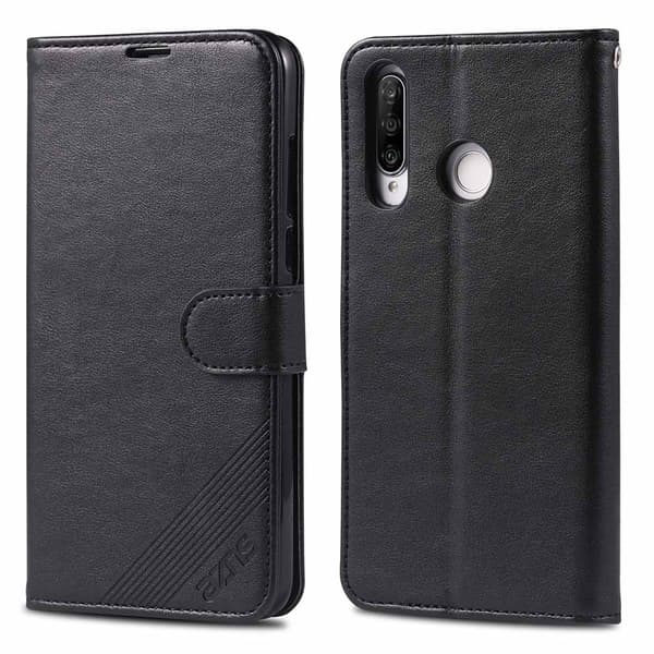 Huawei P30 Lite - Robust Kraftfullt Plånboksfodral AZNS