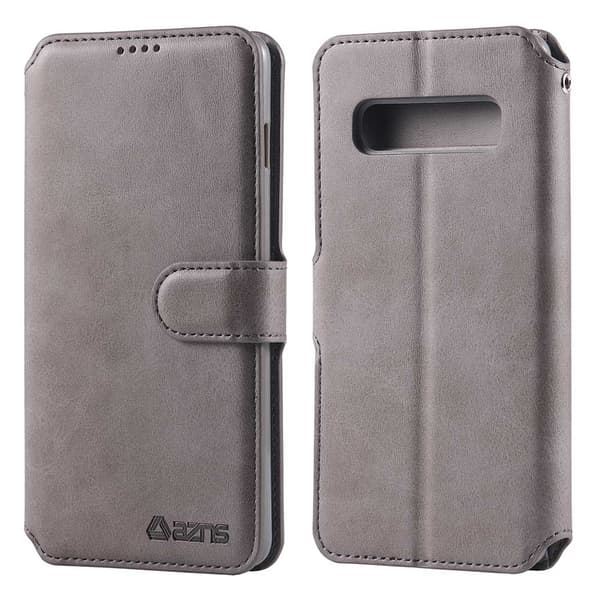 Samsung Galaxy S10 - Skyddande Stilrent PU-Läder Plånboksfodral