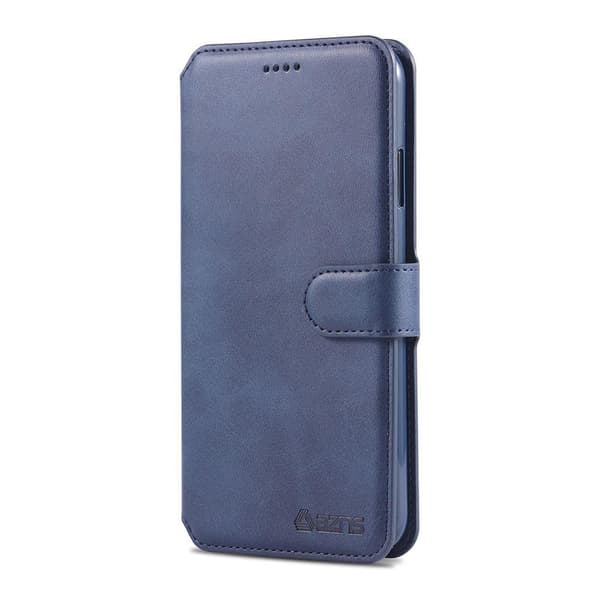 Smart Skyddande Plånboksfodral - iPhone XS Max Blå