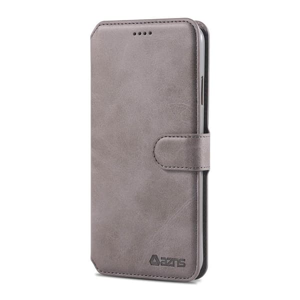 iPhone XS Max - Exklusivt Retrodesign Plånboksfodral Grå