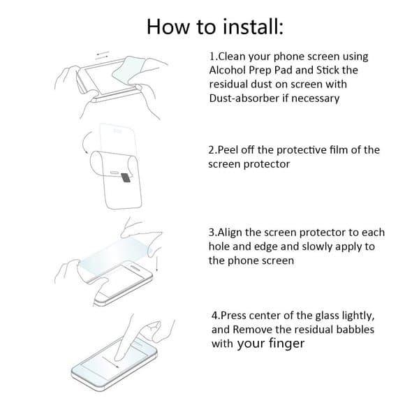 LG K10 2017 Skærmbeskytter i Hærdet Glas 0,3mm