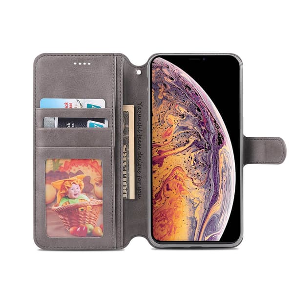 iPhone X/XS - Praktiskt Stilrent Plånboksfodral