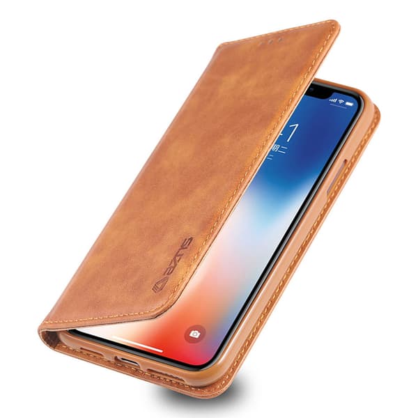 iPhone XS MAX - Kraftfullt Exklusivt Retro Plånboksfodral
