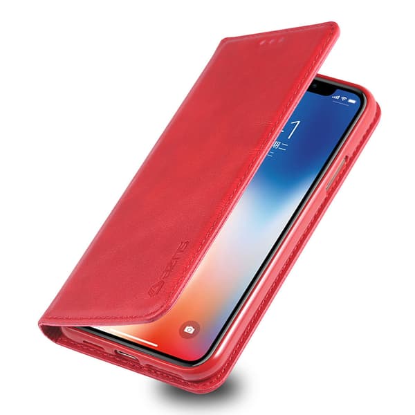 iPhone XS MAX - Kraftfullt Exklusivt Retro Plånboksfodral