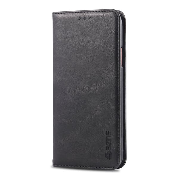 iPhone XS MAX - Kraftfullt Exklusivt Retro Plånboksfodral Svart