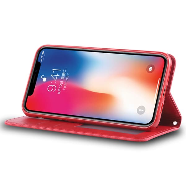 iPhone XS MAX - Kraftfullt Exklusivt Retro Plånboksfodral